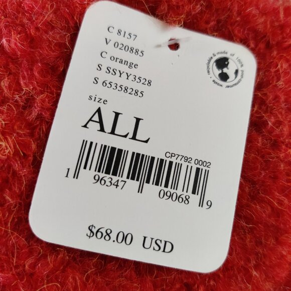 *MOVING SALE* NWT Free People Flower Power Orange Daisy Tote and Scarf Set - Picture 4 of 5